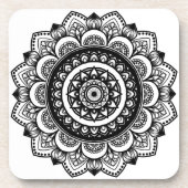 Mandala Pattern Beverage Coaster Getränkeuntersetzer (Vorderseite)