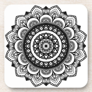Mandala Pattern Beverage Coaster Getränkeuntersetzer