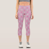 Mandala Pattern Capri Leggings (Vorderseite)