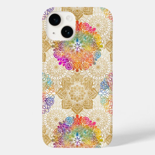 Mandala Pattern Case-Mate iPhone Hülle (Rückseite)