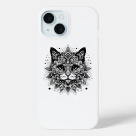 Mandala Pattern Cat Design Case-Mate iPhone Hülle