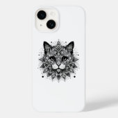 Mandala Pattern Cat Design Case-Mate iPhone Hülle (Rückseite)
