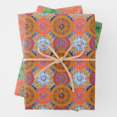 Mandala Pattern Designs Geschenkpapier Set (Beispiel)
