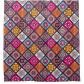 Mandala Pattern Duschvorhang (Vorderseite)