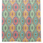 Mandala Pattern Duschvorhang (Vorderseite)