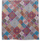 Mandala Pattern Duschvorhang (Vorderseite)
