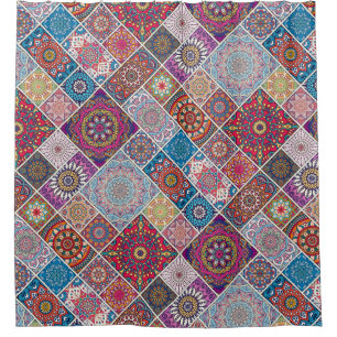 Mandala Pattern Duschvorhang