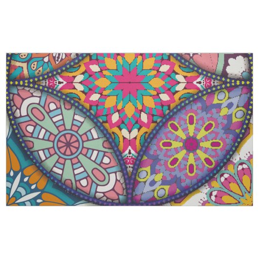 Mandala Pattern - Fabric Stoff (Fat Quarter (45,7 x 55,9 cm))