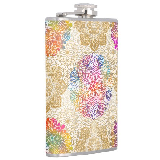 Mandala Pattern Flachmann (Rechts)