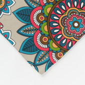 Mandala Pattern Fleece Blanket (Ecke)