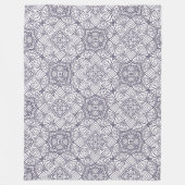 Mandala Pattern Fleecedecke (Vorderseite)