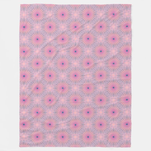 Mandala Pattern Fleecedecke (Vorderseite)