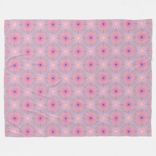 Mandala Pattern Fleecedecke (Vorderseite (Horizontal))