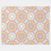 Mandala Pattern Fleecedecke (Vorderseite (Horizontal))