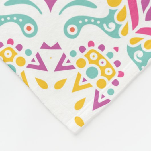 Mandala Pattern Fleecedecke (Ecke)