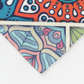 Mandala Pattern Fleecedecke (Ecke)