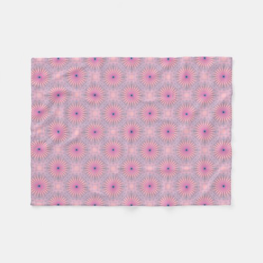 Mandala Pattern Fleecedecke (Vorderseite (Horizontal))