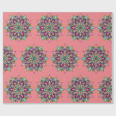 Mandala Pattern Geschenkpapier (Flach)