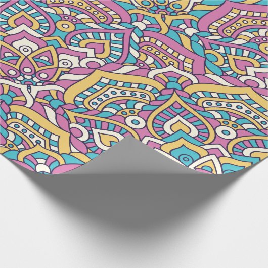 Mandala Pattern Geschenkpapier (Ecke)