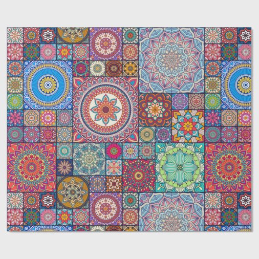 Mandala Pattern Geschenkpapier (Flach)