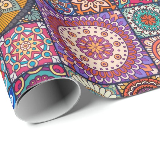 Mandala Pattern Geschenkpapier (Rolleneckpunkt)