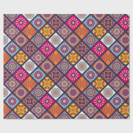 Mandala Pattern Geschenkpapier (Flach)