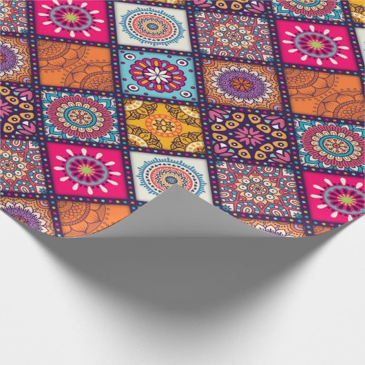 Mandala Pattern Geschenkpapier (Ecke)