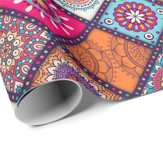 Mandala Pattern Geschenkpapier (Rolleneckpunkt)