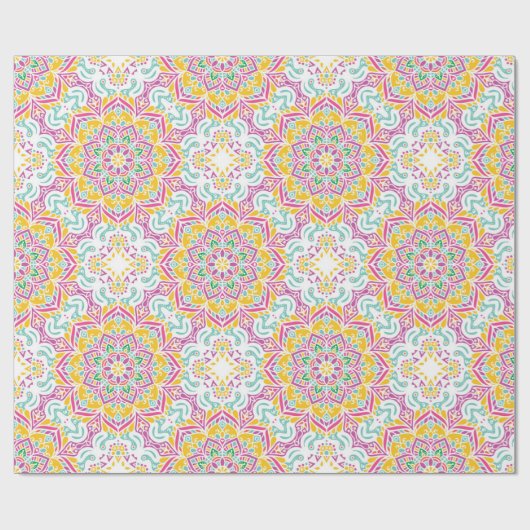 Mandala Pattern Geschenkpapier (Flach)