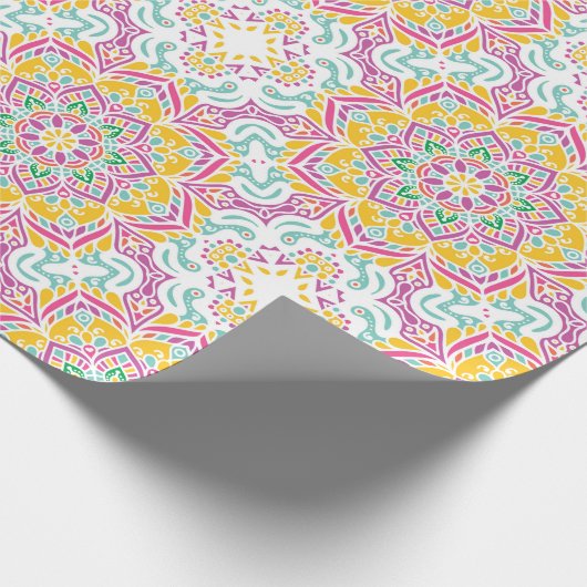 Mandala Pattern Geschenkpapier (Ecke)