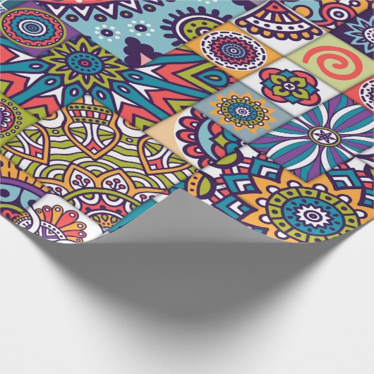 Mandala Pattern Geschenkpapier (Ecke)