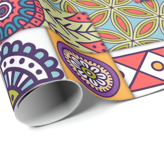 Mandala Pattern Geschenkpapier (Rolleneckpunkt)