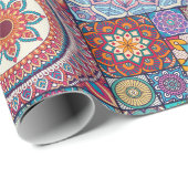 Mandala Pattern Geschenkpapier (Rolleneckpunkt)