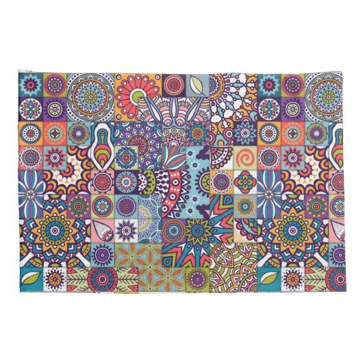 Mandala Pattern Kissenbezug (Rückseite-Rechts)