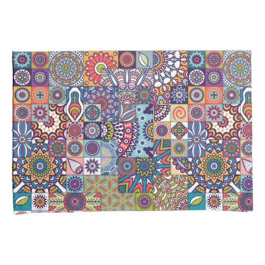 Mandala Pattern Kissenbezug (Vorderseite-Rechts)