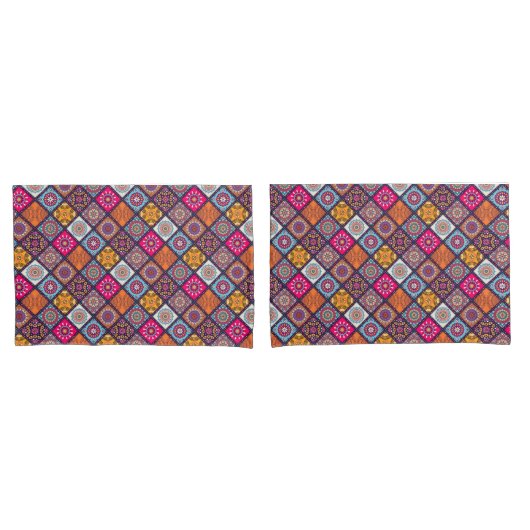 Mandala Pattern Kissenbezug (Vorderseite-Set)