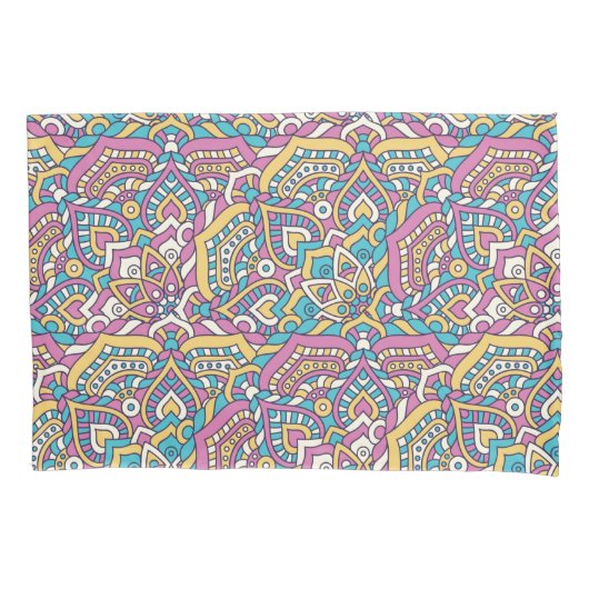 Mandala Pattern Kissenbezug (Vorderseite-Links)