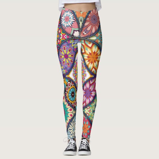 Mandala Pattern - Leggings (Vorderseite)