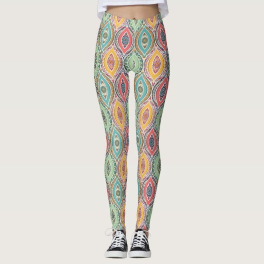 Mandala Pattern Leggings (Vorderseite)