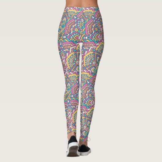 Mandala Pattern Leggings (Rückseite)