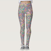 Mandala Pattern Leggings (Vorderseite)