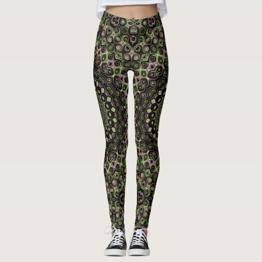 Mandala Pattern Leggings (Vorderseite)