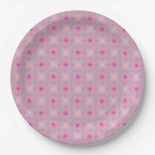 Mandala Pattern Pappteller (Vorderseite)
