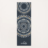 Mandala Pattern Personalisiert Yogamatte (Vorderseite)