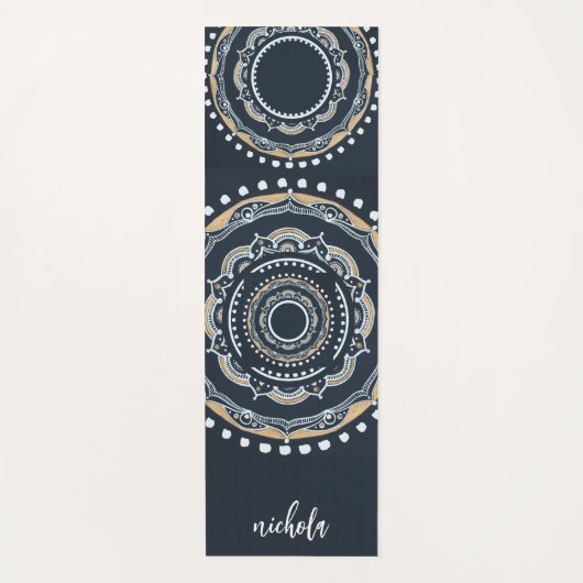 Mandala Pattern Personalisiert Yogamatte (Vorderseite)