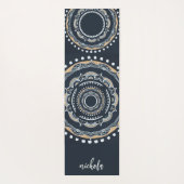 Mandala Pattern Personalisiert Yogamatte (Rückseite)
