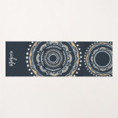 Mandala Pattern Personalisiert Yogamatte (Vorderseite (Horizontal))
