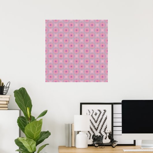 Mandala Pattern Poster (Heimbüro)