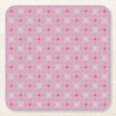 Mandala Pattern Rechteckiger Pappuntersetzer (Vorderseite)