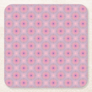 Mandala Pattern Rechteckiger Pappuntersetzer